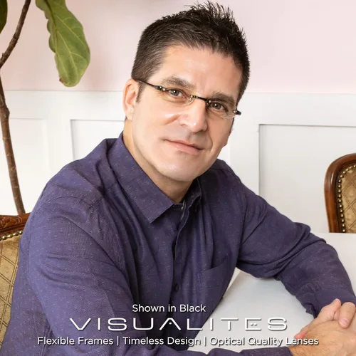 Vista 5 de Visualites Gafas de lectura sin montura ovaladas ligeras para hombres y mujeres - Modelo - VIS 5