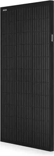 Vista 2 de Spartan Power Panel solar de 100 W, 9 barras de autobús, color negro, ideal para RV, remolque, cámper, barco, cabina, granja, SP-100W