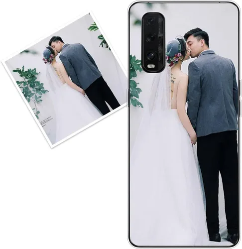 Vista 103 de Funda personalizada compatible con Oppo A1 Pro, fundas de teléfono personalizadas con imagen de foto, imagen de texto, cubierta transparente