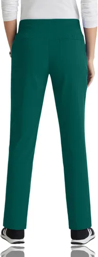 Vista 2 de BARCO Grey's Anatomy - Pantalón médico elástico de elastano para mujer, pantalón médico cónico para mujer