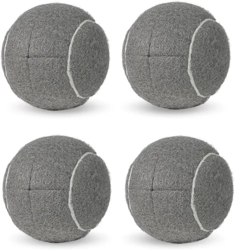 Vista 9 de LITIAN Paquete de 4 pelotas de tenis precortadas para caminantes, pelotas antideslizantes resistentes con almohadillas de fieltro para caminantes