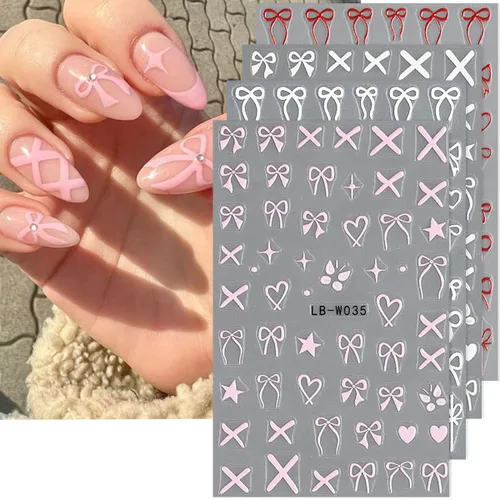 Vista 8 de 7 hojas de calcomanías de uñas del día de San Patricio para arte de uñas, calcomanías autoadhesivas 3D de trébol verde, diseño de uñas irlandesas