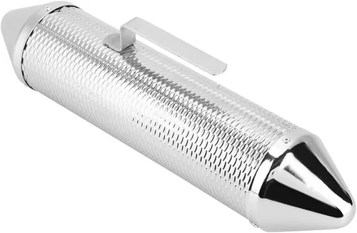 Vista 7 de Guiro de acero inoxidable con raspador mano percusión instrumento accesorio