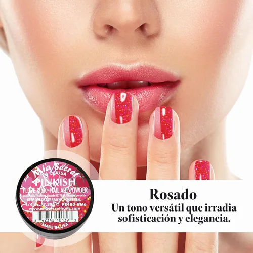 Vista 5 de Mia Secret - Colección de polvo acrílico para uñas, polímero Marry ME, 6 piezas