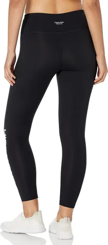 Vista 2 de Calvin Klein Performance Leggings de cintura alta 78 con logotipo de Calvin Klein para mujer