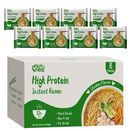 Vista 11 de VOLO VERO Fideos de proteína vegetal ramen de alto contenido proteico