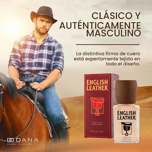 Vista 4 de English Leather By Dana For Men. Para después del afeitado, 3.4 onzas
