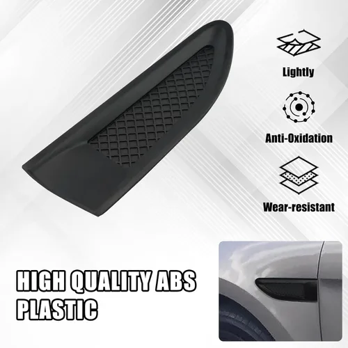 Vista 3 de JERBOR 2 rejillas de ventilación laterales de automóvil para Ford Taurus 2013-2019, calcomanías decorativas, alerón de ABS, rejilla de orificio