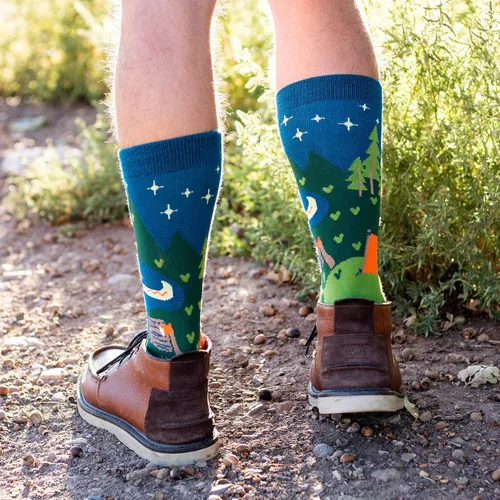 Vista 5 de Id Rather Be - Calcetines divertidos regalos novedosos para hombres mujeres y adolescentes