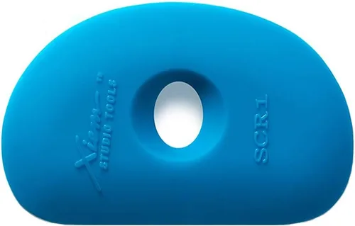 Vista 6 de xiem Herramientas firme arcilla Costilla de silicona para cerámica y Cerámica