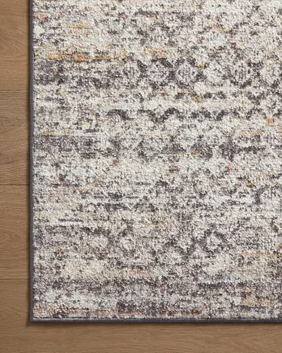 Vista 7 de Loloi Monroe Collection MON-03 Gris/Multicolor 2'-6" x 4'-0" Alfombra Decorativa