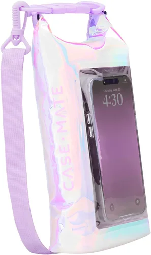 Vista 8 de Case-Mate Citrus Splash Mini IP68 - Bolsa de cubo impermeable con tapa enrollable de 2 litros con bolsa impermeable para natación, kayak