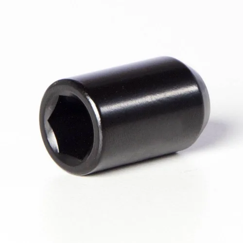 Vista 3 de Circuit Performance Tuercas de llanta de bellota para llave de afinador, acero forjado negro de 12 x 1.5 (20 piezas + herramienta)