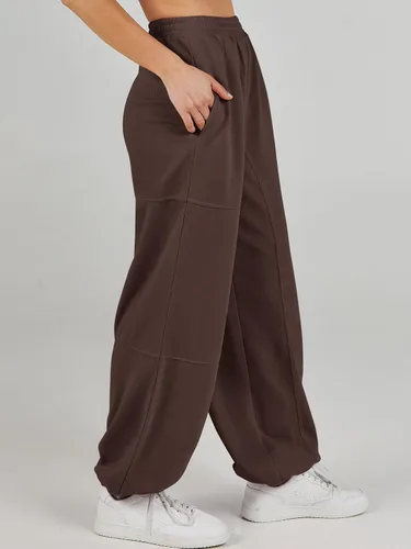 Vista 4 de ANRABESS Pantalones deportivos de cintura alta para mujer