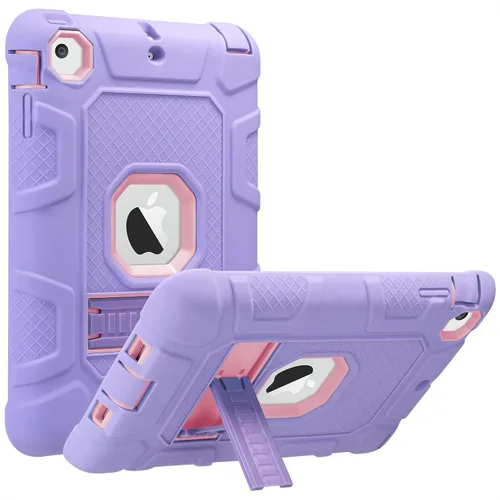 Vista 16 de ULAK Funda para iPad mini 1 2 3, Funda protectora de tres capas resistente a prueba de golpes con soporte para iPad mini 2, 1ª 2ª 3ª