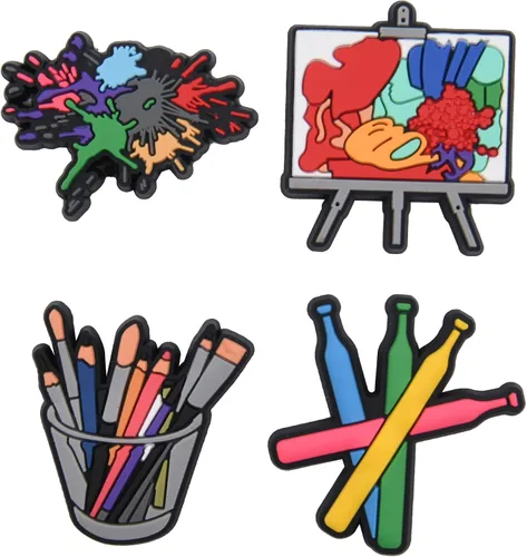 Vista 7 de QYSEOFON Lote de 30, 50, 100 dijes de zapatos de dibujos animados para niños y mujeres, decoración de zapatos para niños y niñas, regalos
