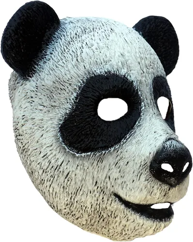 Vista 4 de Máscara completa de látex Ghoulish con oso panda para Halloween
