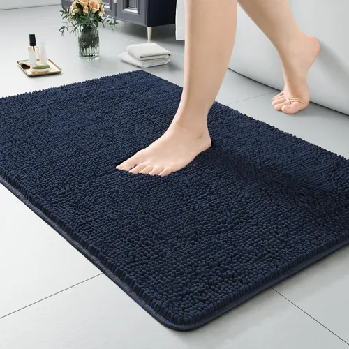 Vista 58 de LOCHAS - Alfombra de baño de lujo lanuda de 24 x 17 pulgadas, color beige