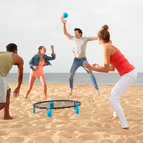 Vista 8 de Conjuntos de juegos al aire libre Franklin Sports – PicklePop + Spyderball – Incluye redes, pelotas, palas + bolsas de transporte – Diversión