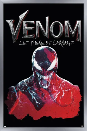 Vista 10 de Trends International Marvel Venom: Let There be Carnage - Póster de pared negro y rojo
