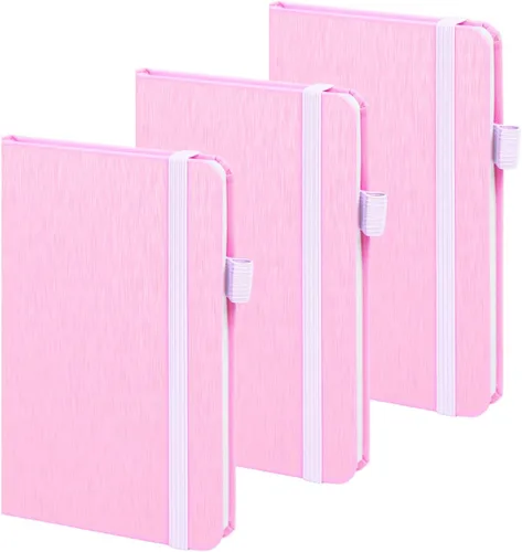 Vista 12 de ONAVIA Paquete de 6 cuadernos de bolsillo A6 a granel, mini cuaderno de rayas universitarias para oficina, reuniones de negocios, notas de aula