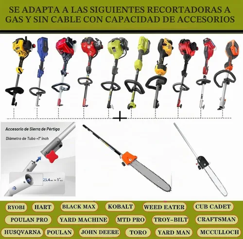 Vista 6 de Kerlista - Accesorio para sierra de poste de 12 pulgadas para la familia