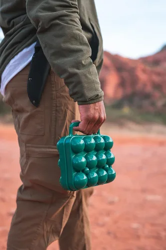 Vista 3 de Stansport - Recipiente para huevos para acampar y viajar