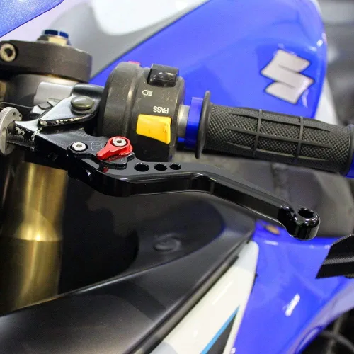 Vista 5 de Krace Juego de palancas de freno de embrague de motocicleta para Yamaha FZ6R 2009 2010 2011 2012 2013 2014 2015 2016 2017, FZ6 FAZER 2004 2005 2006