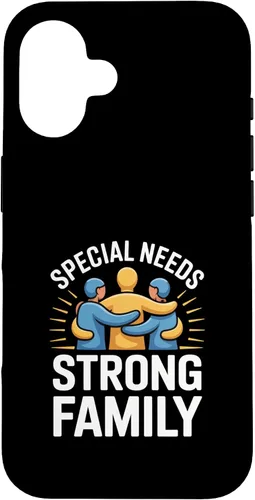 Vista 32 de Special Needs Strong Family Support Case for iPhone 17