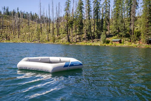 Vista 4 de AQUAGLIDE Soaker Lounge - Flotador inflable para 5 personas con malla, multicolor, 27.559055118110237