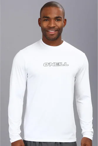 Vista 2 de O'Neill Wetsuits - Camiseta O'Neill Basic Skins, para el sol, con UPF 50+, de manga larga, para hombre
