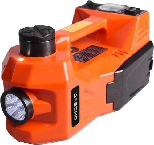 Vista 2 de Kit de reparación de neumáticos de coche portátil multifuncional 3 en 1 de 5 toneladas de elevación de neumáticos eléctricos de elevación automática