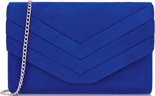 Vista 14 de Clutch Purses for Women Suede Pleated Evening Bag Wedding
