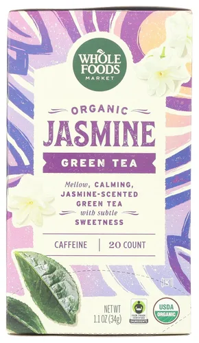 Vista 2 de Whole Foods Market, Té verde jazmín orgánico, 20