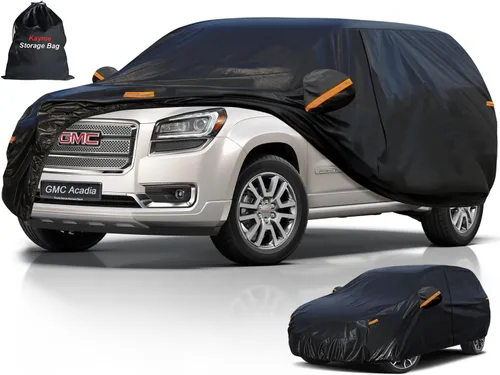 Vista 26 de Kayme Cubierta de auto SUV de 7 capas ajuste personalizado para BMW X1 (2009-2025), impermeable, para todo tipo de clima, para automóviles, cubierta