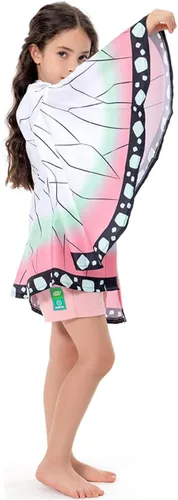 Vista 5 de Vaianie Kimono para niños, disfraz de cosplay, cárdigan, chaqueta, bata, capa de anime