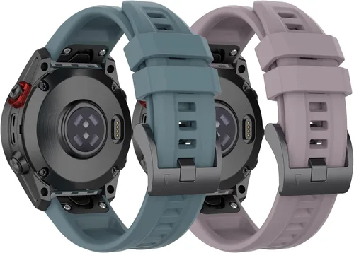 Vista 8 de Correas de repuesto para Garmin Fenix 7, Fenix 6/Fenix 5 Quickfit de silicona de repuesto para Garmin Forerunner 965 955/Approach S62/Instinct