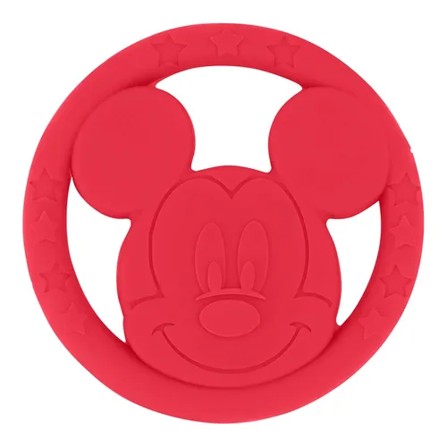 Vista 4 de Cudlie Disney - Juego de mordedores de silicona para bebés, mordedores de grado alimenticio y sin BPA para bebés de 6 a 12 meses, paquete de 2