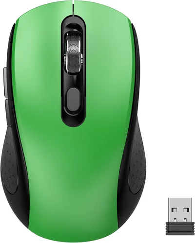 Vista 11 de Ratón inalámbrico silencioso ergonómico de la llave lateral de 6