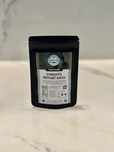 Vista 4 de SINGHS Kava en polvo micronizado instantáneo (Vanuatu, 1 oz)