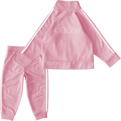 Vista 2 de adidas girls 2-piece Classic Tricot Track Suit Jacket & PantsTricot Track Suit Set