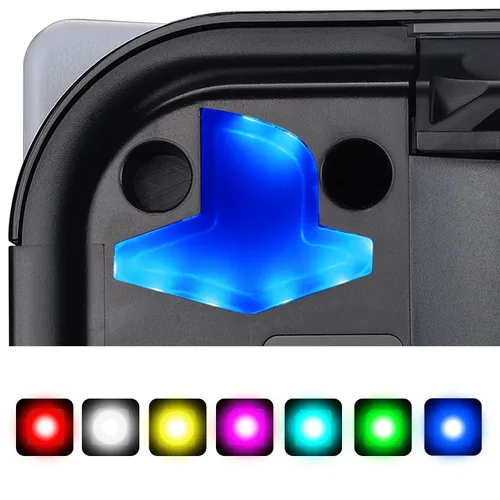 Vista 3 de eXtremeRate 7 Colors 24 Effects RGB Logo LED for PS5 Console, Illuminated Logo LED for PS5 Disc & Digital Console