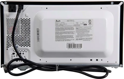 Vista 9 de Avanti MT81K1BH Horno microondas compacto de 700 vatios con 6 ajustes de cocción preestablecidos, descongelación de velocidad, panel de control