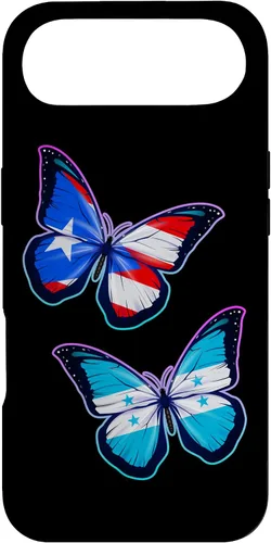 Vista 27 de Honduras Puerto Rico bicultural Roots. Butterfly Version Case for iPhone 17