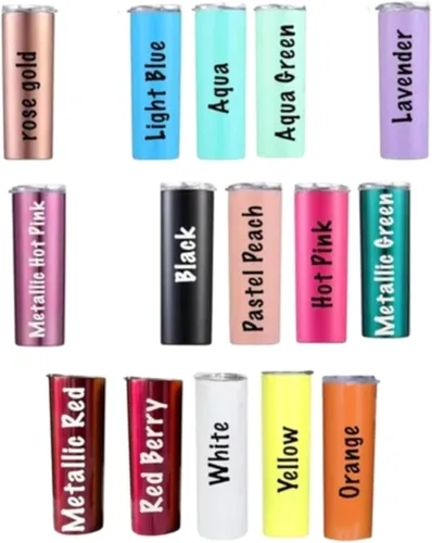 Vista 2 de Vaso personalizado con nombre personalizado, tapa deslizante de acero inoxidable de 20 onzas