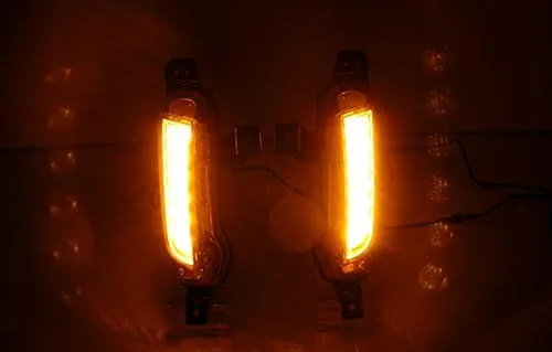 Vista 8 de HIGH FLYING Luz antiniebla delantera LED DRL luces diurnas para Suzuki Vitara Escudo 2015-2018