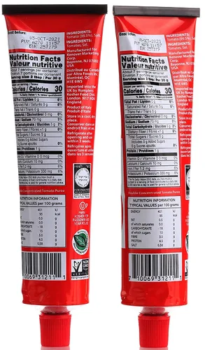 Vista 3 de Tuscanini Tubo de pasta de tomate, 7.05 onzas, fabricado con tomates italianos de primera calidad