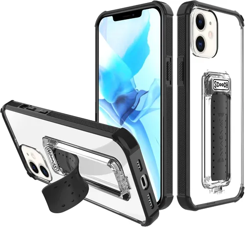 Vista 34 de Scooch Wingman - Funda con soporte de patas para iPhone 11 [Protección contra caídas de 10 pies] [Soporte de dos vías] Cubierta protectora, funciona