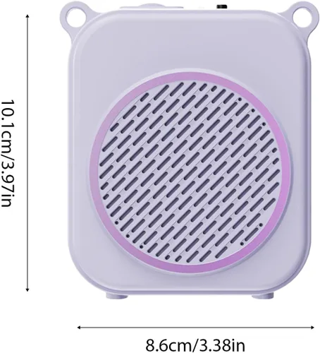 Vista 2 de Alomejor Amplificador de voz con micrófono de auriculares, amplificador portátil, adecuado para profesores, actividades al aire libre, guía