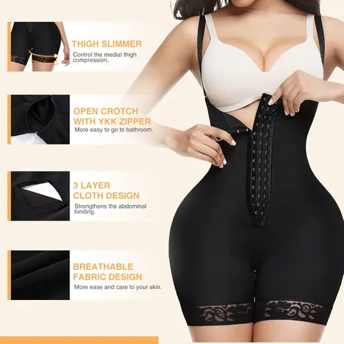 Vista 5 de Lover-Beauty Fajas Colombianas Moldeadoras BBL Shapewear for Women Tummy Control Postparto Compression Garment